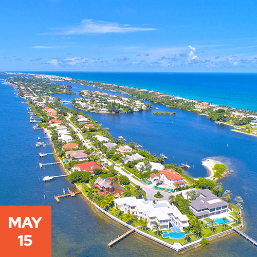 Beautiful homes on the ocean