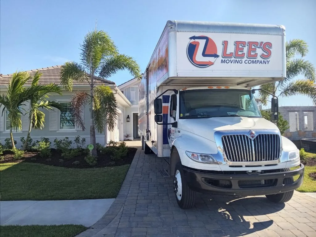 Lee's Moving Company crew managing large-scale estate move in Palm Beach County